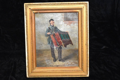 Antique oil canvas - antique, painting