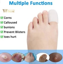 Pair of Big Toe Silicone Gel Protector Ingrown Toenail Corn Soft Cushion Pad Cap