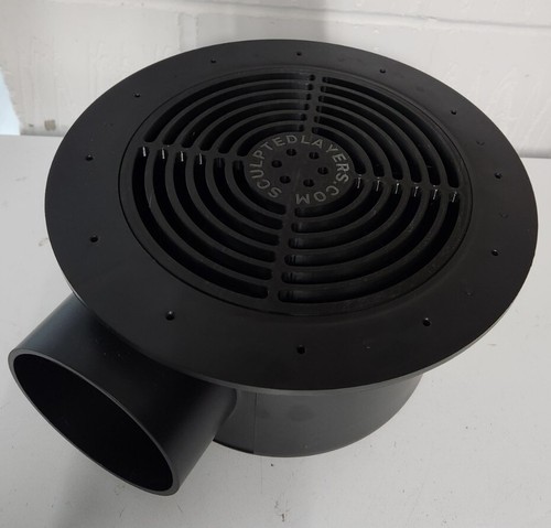 Bottom drain grate for