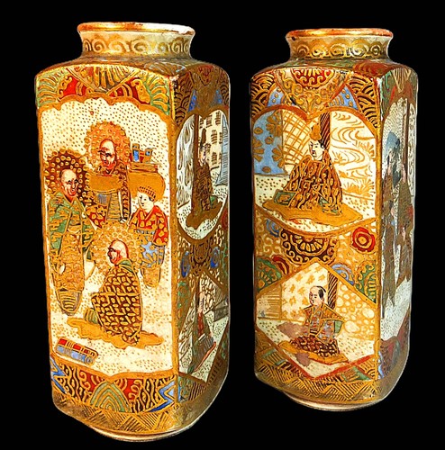 Superb rare pair of meji - rare,