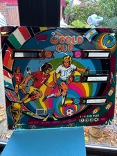 Vintage Williams WORLD CUP pin ball machine glass only