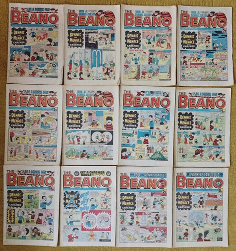 Beano vintage comics bundle - comics,