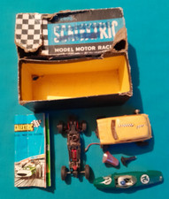 VINTAGE SCALEXTRIC MINI, RACING CAR SHELL, MOTOR, BOX etc etc