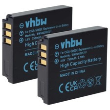 2x Battery for Panasonic Lumix