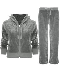 Womens Velvet Tracksuit set
