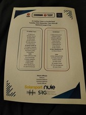FC HALIFAX TOWN V SUNDERLAND U21S NATIONAL LEAGUE CUP 25TH NOVEMBER 2025