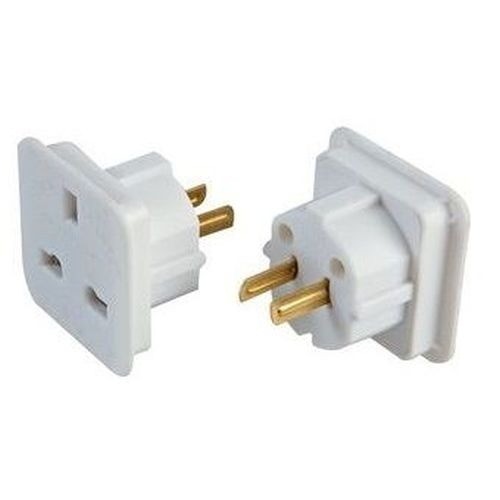 Pack travel mains plug - uk,