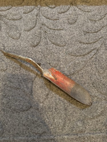 Vintage forged garden trowel - garden,
