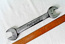 Vintage 'Lion' Chrome Spanner made by Armstrong Stevens & Son 7/16  1/2 inch BSW