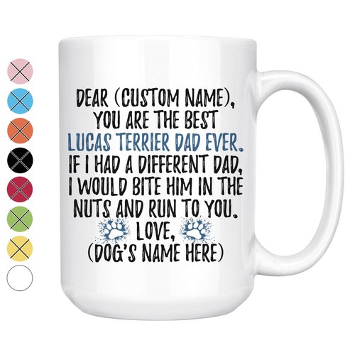 Personalized lucas terrier dog - personalized,