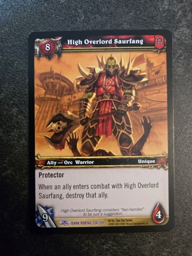 Wow tcg high - tcg, overlord