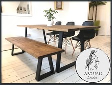 Dining Table Bench Industrial