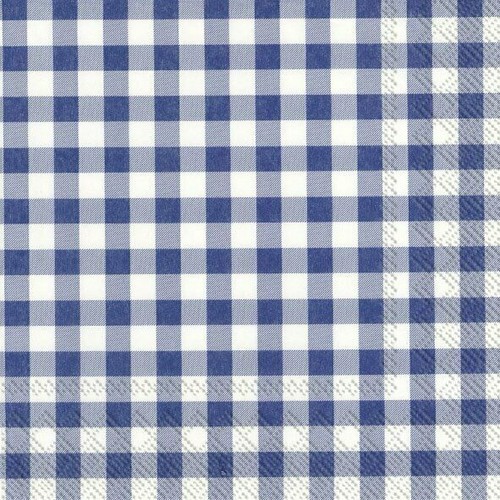 Taverna blue check paper cm - check, 33