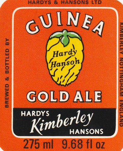 Beer bottle label hardys - label,