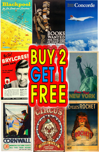 Varied metal poster retro - varied,
