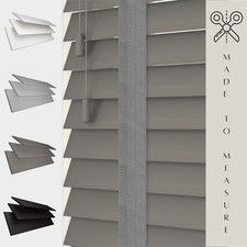 MADE TO MEASURE FAUX WOOD 50MM
