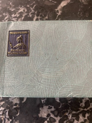 Vintage patience playing card - patience,
