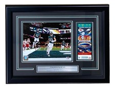 Cooper DeJean Framed 8x10 Eagles Super Bowl 59 Pick Six Photo w/ Replica Ticket