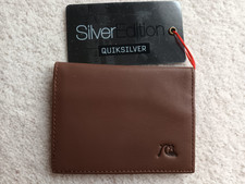  BNWT Quicksilver bi-fold leather card holder, Stocking filler Secret Santa?
