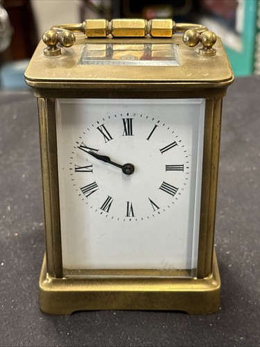 Antique carriage clock working - antique,