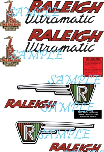 Raleigh ultramatic rm9 red set - rm9,