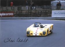 Chris Craft 1939-2021 F1 signed photo 1971 Grand Prix Brabham Le Mans Ferrari
