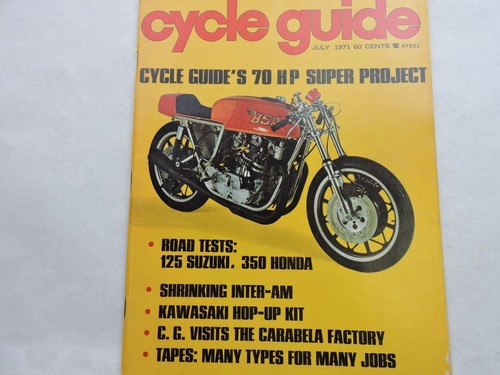 Cycle guide july 1971 super - july,