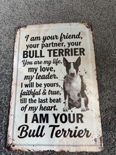 English bull terrier metal - bull,
