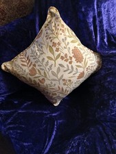 Pair Of LAURA ASHLEY Meadow Cushions (Covers + Pads) No Lable Farmhouse Kitchen