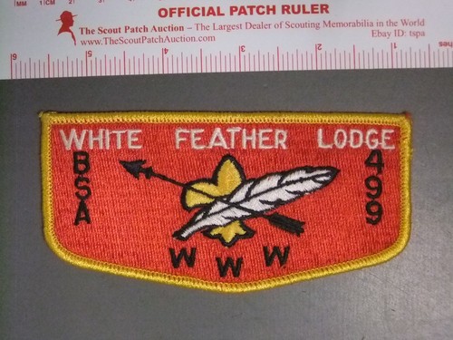 Boy scout 499 white feather - 499,