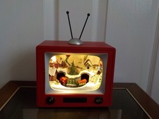 Lovely Christmas Musical Light Up Winter Wonderland TV Ornament ?Must See Video