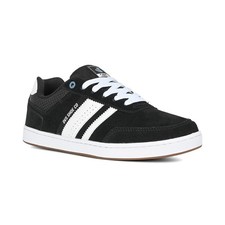 DVS Milan ST Skate Shoes - Black/Black/White