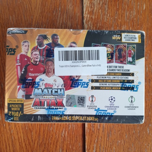 Sealed topps uefa champions - uefa,
