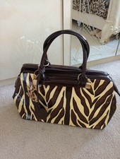 Elegant Large Handbag Zebra