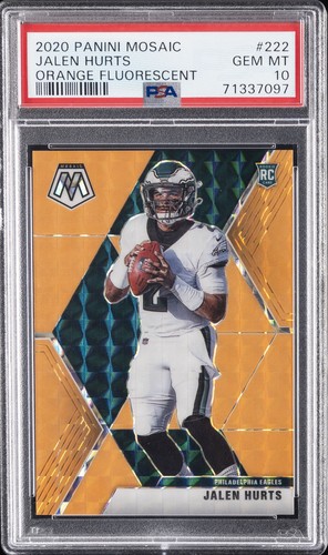 2020 panini mosaic orange - panini,