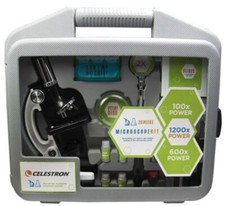 Celestron Beginner Microscope 28 Piece Kit Magnification 100x-1200x #44120  (UK)