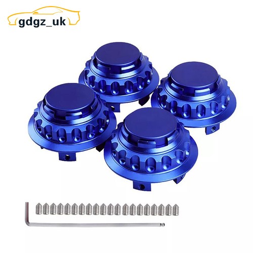 Blue wheel center hub - blue,