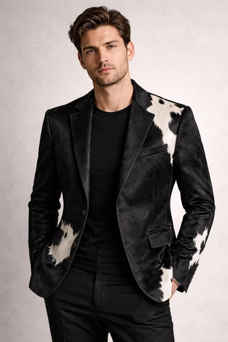 Men genuine leather - leather, cowhide