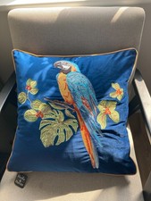 Parrot Embroidered Velvet