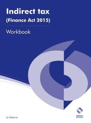 Indirect tax finance - (finance, act