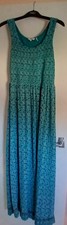 Fat Face Blue Maxi Dress Size