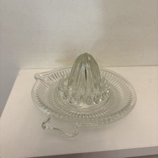 Vintage Pressed Glass Orange /