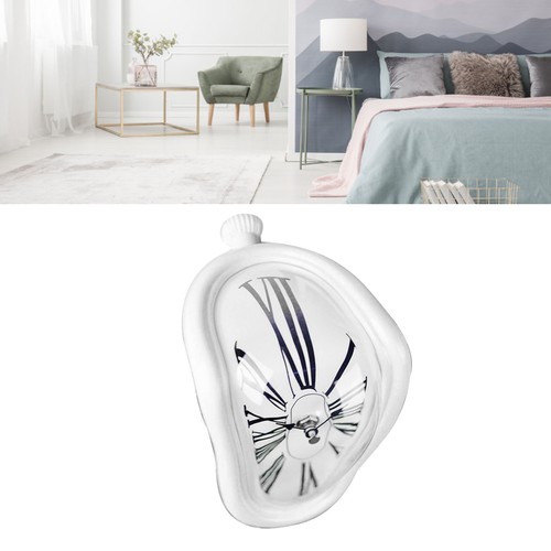 White melting clock - melting,