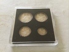 Queen Victoria Vailed Head 1895 A.U.N.C. Grade Comes In Case Superb Set