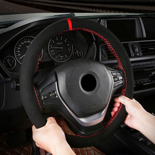 Suede leather braid diy car - suede,