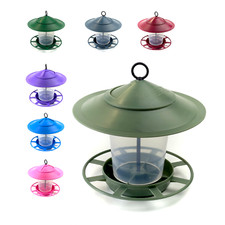 Easy Clean Hanging Lantern Bird Feeder - Seeds, Nuts, Small Wild Birds 2025