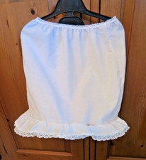 HO0P PETTICOAT TODDLER GIRL CHILD BRIDESMAID PRINCESS  WHITE 9" INCH - 12" WAIST