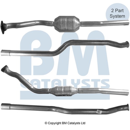Catalytic converter fit kit - catalytic, +