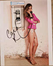 Cara Delevingne - Model & Actress signed photo 10x8". AFTAL COA