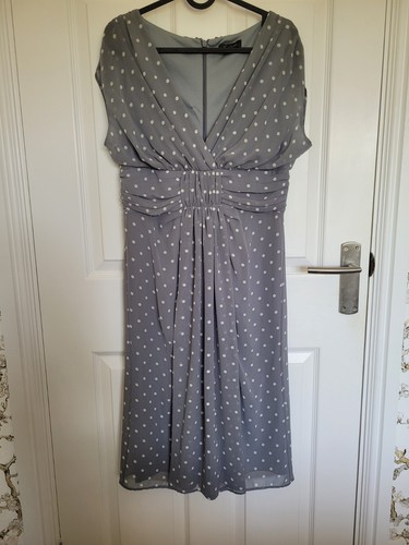 Ladies grey occasion dress - ladies,